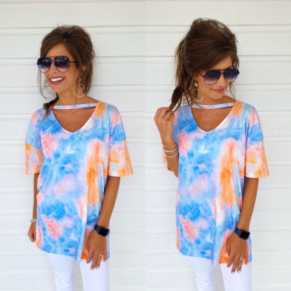 NEVER WORN! Tie-Dye top
